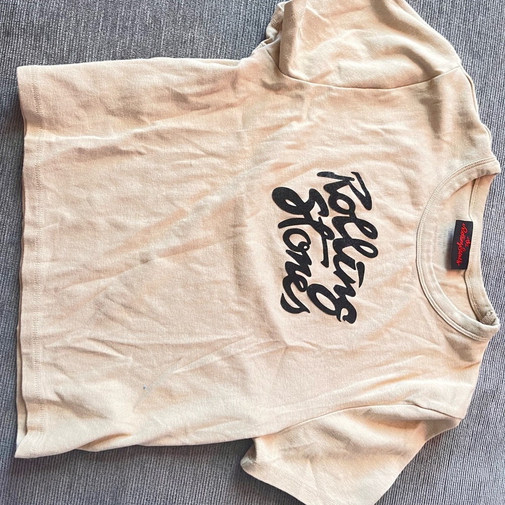 The Rolling Stones Cream Short Sleeve Tee